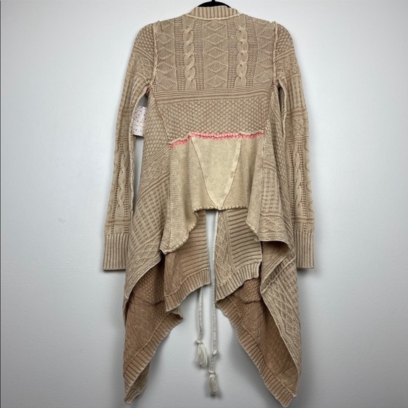 Free people all washed out cardigan tan sz Xs - Picture 3 of 3